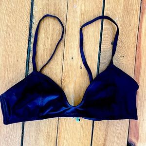 Reformation swim top, black. Very lightly used- not faded!